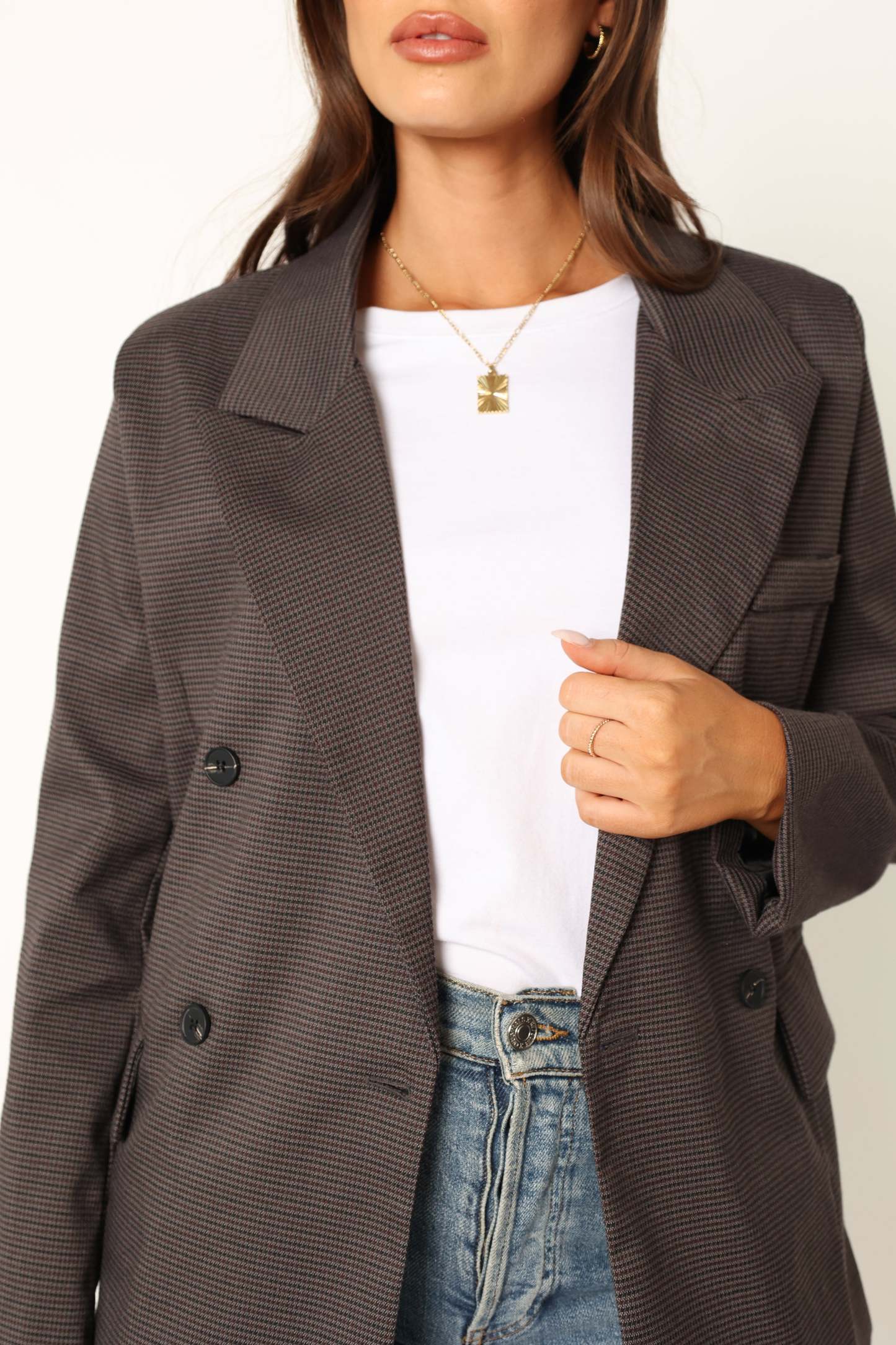 Juliette Blazer - Charcoal-Sunny Prom