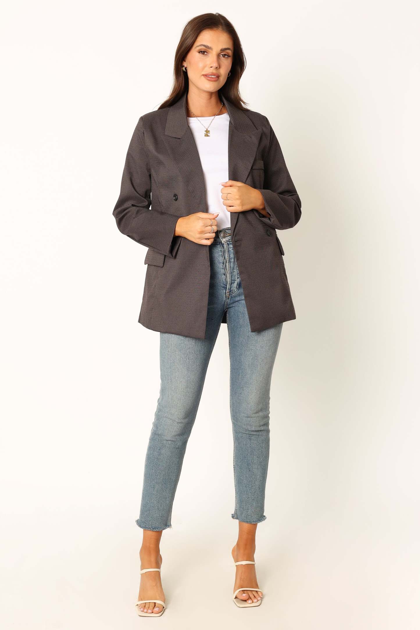 Juliette Blazer - Charcoal-Sunny Prom