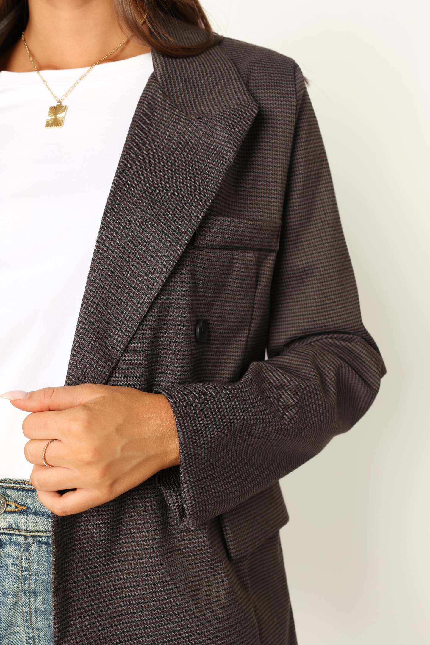 Juliette Blazer - Charcoal-Sunny Prom