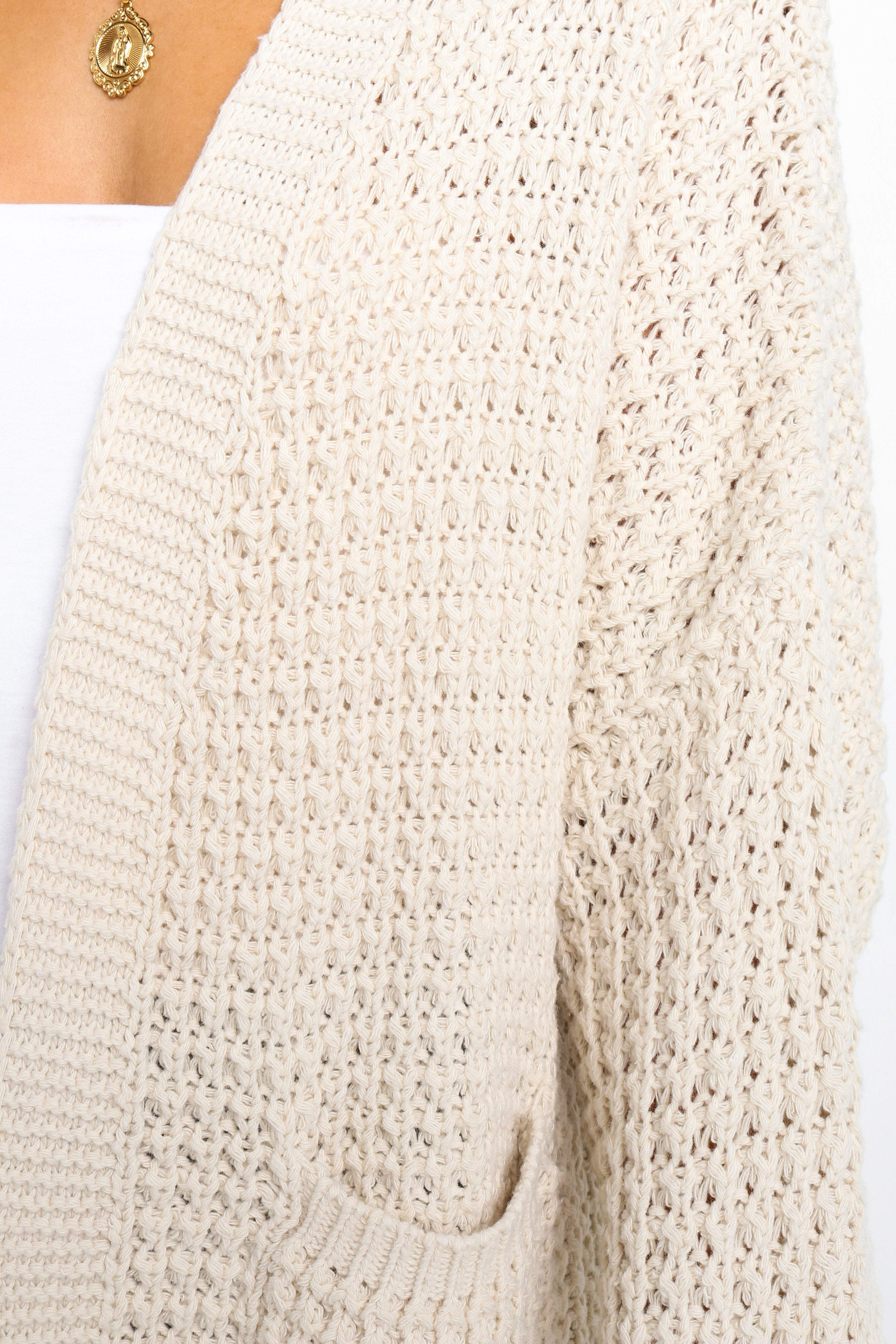 Leyonie Cardigan - Cream-Sunny Prom