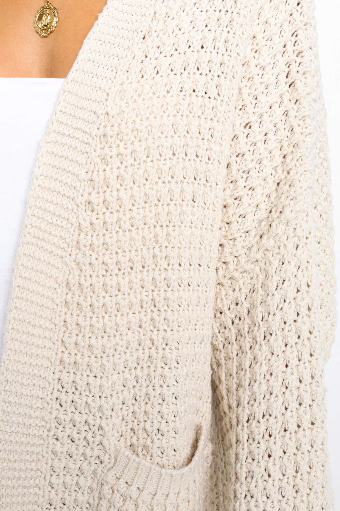 Leyonie Cardigan - Cream-Sunny Prom