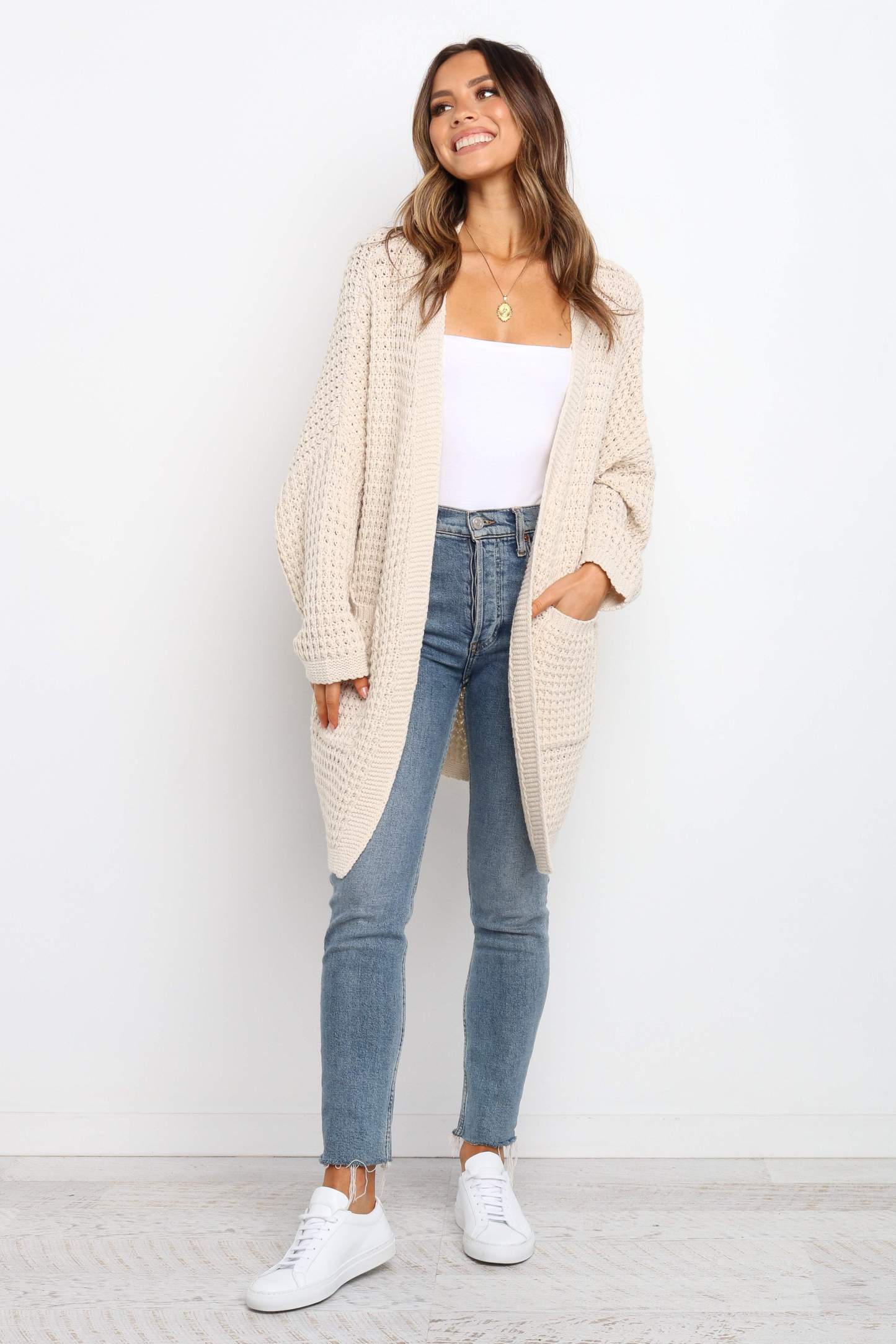 Leyonie Cardigan - Cream-Sunny Prom