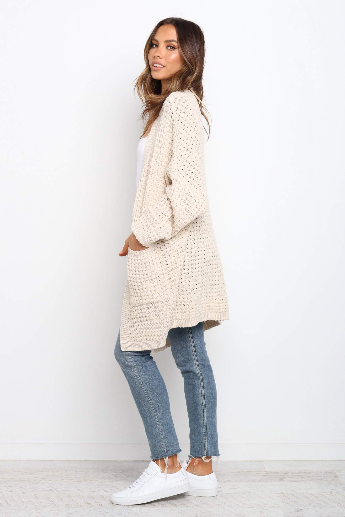 Leyonie Cardigan - Cream-Sunny Prom