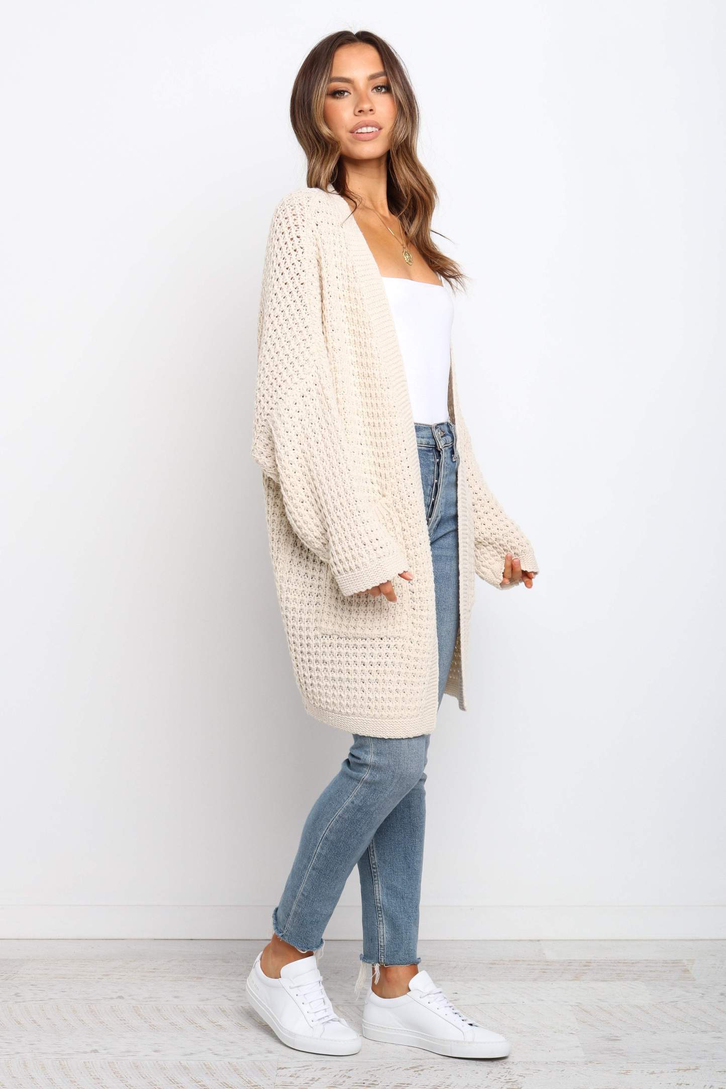 Leyonie Cardigan - Cream-Sunny Prom