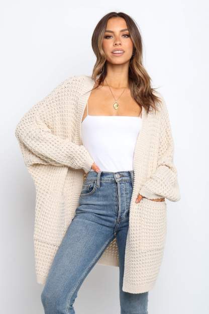 Leyonie Cardigan - Cream-Sunny Prom
