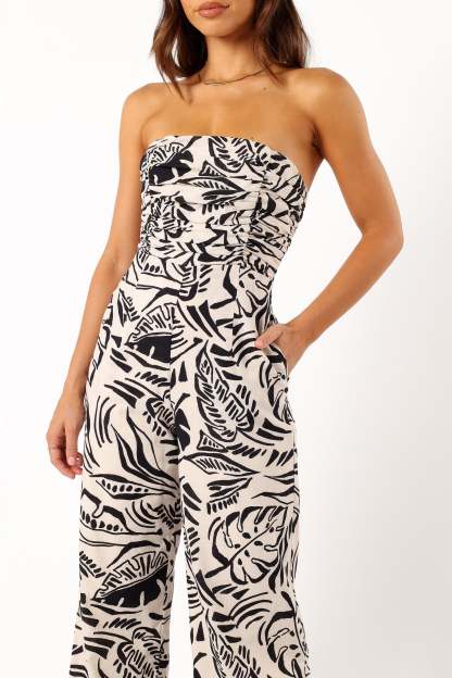 Marla Jumpsuit - Santino Print-Sunny Prom