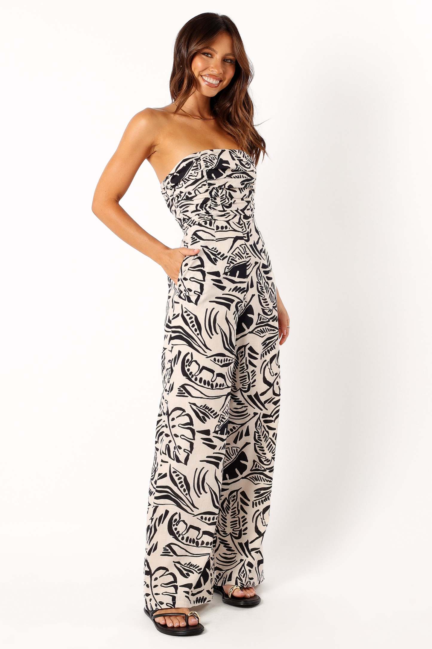 Marla Jumpsuit - Santino Print-Sunny Prom