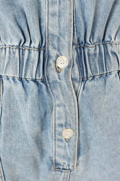 Danielle Romper - Medium Denim-Sunny Prom