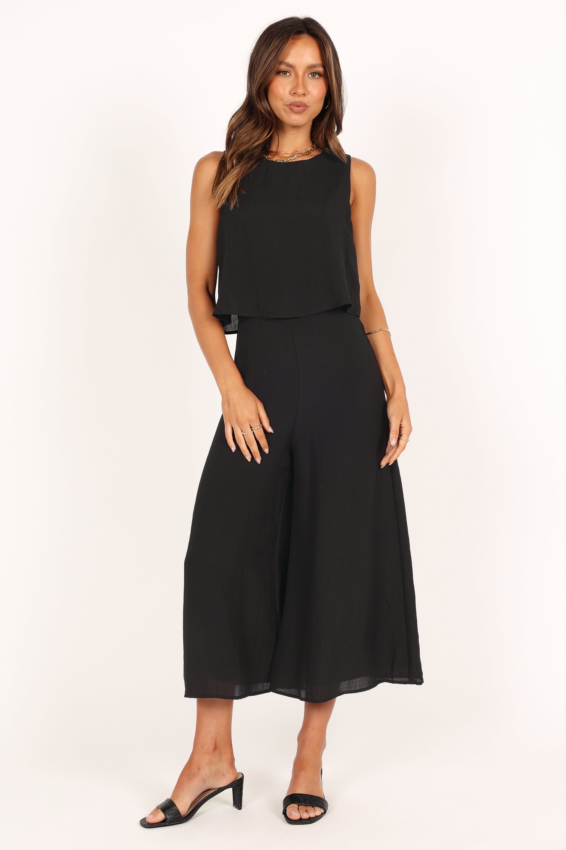 Femme Jumpsuit - Black-Sunny Prom