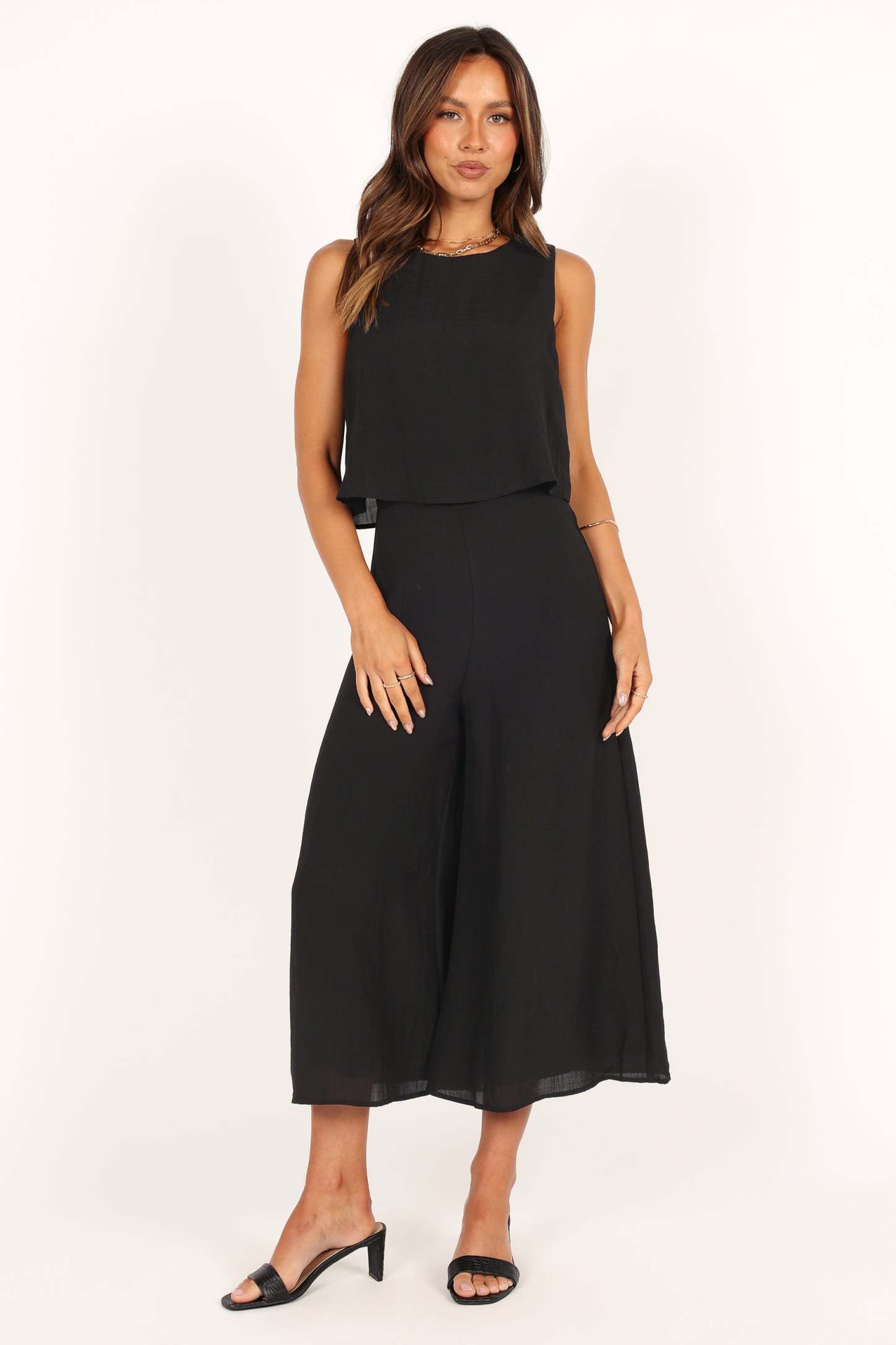 Femme Jumpsuit - Black-Sunny Prom