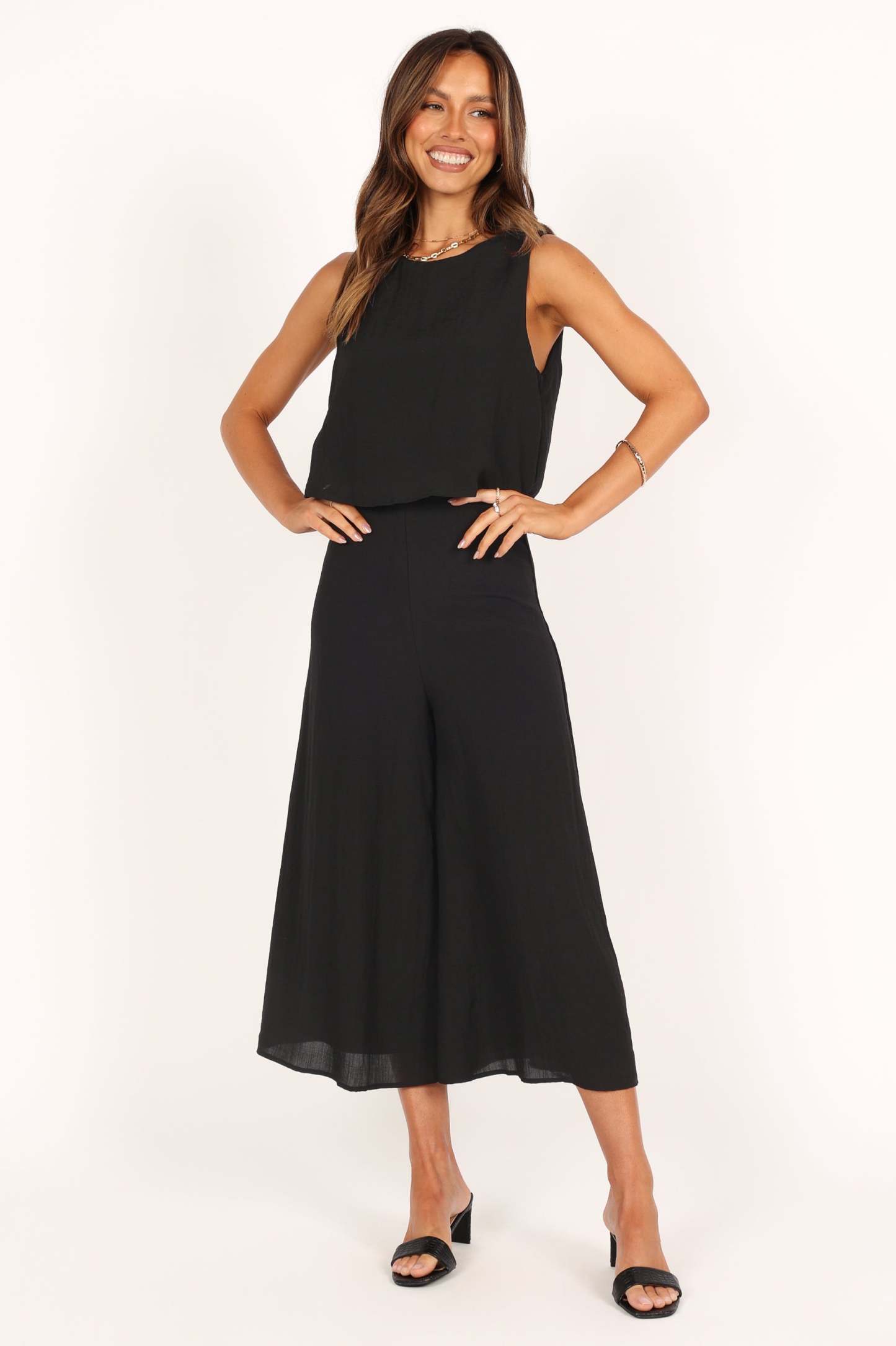 Femme Jumpsuit - Black-Sunny Prom