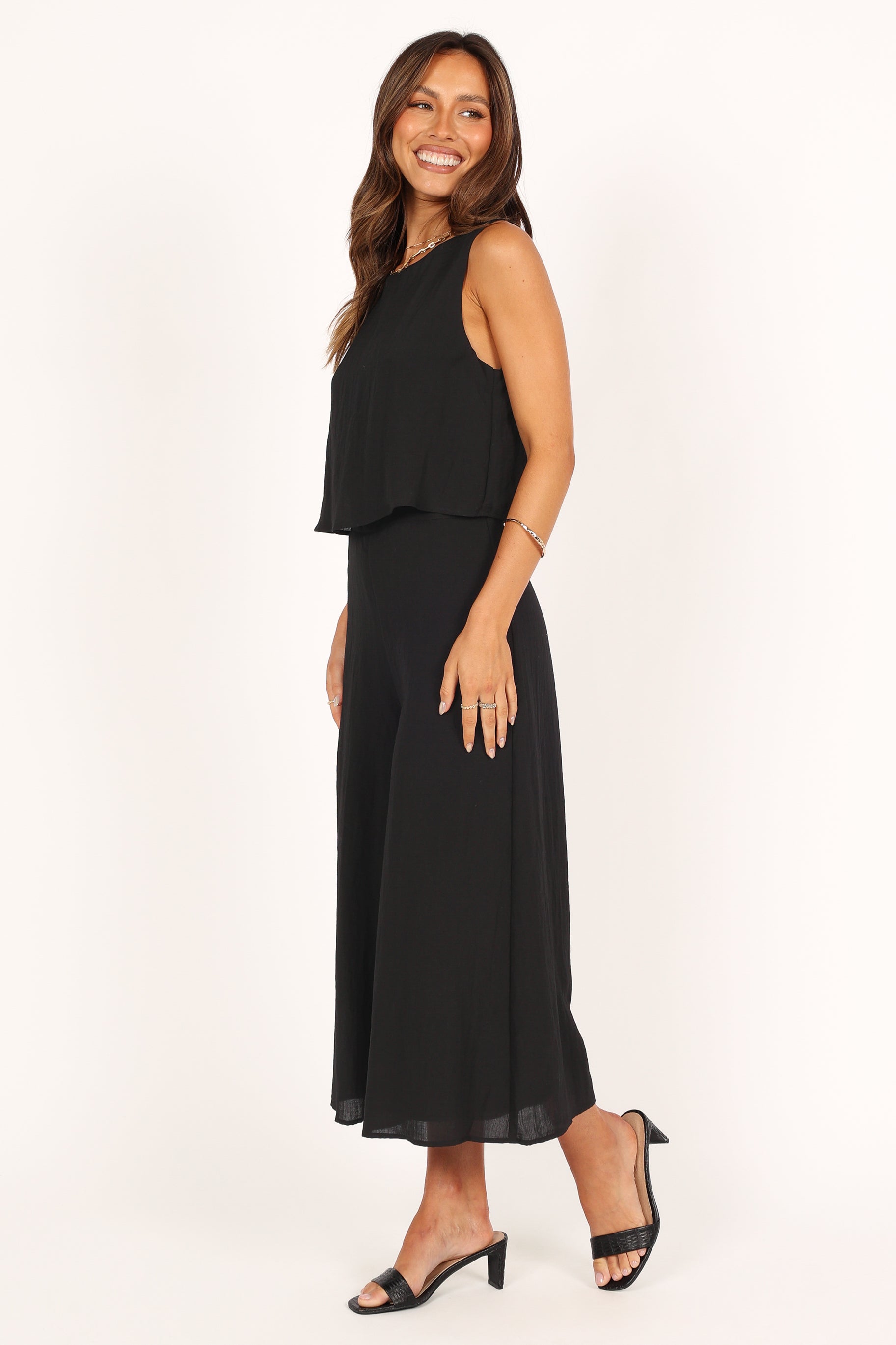 Femme Jumpsuit - Black-Sunny Prom
