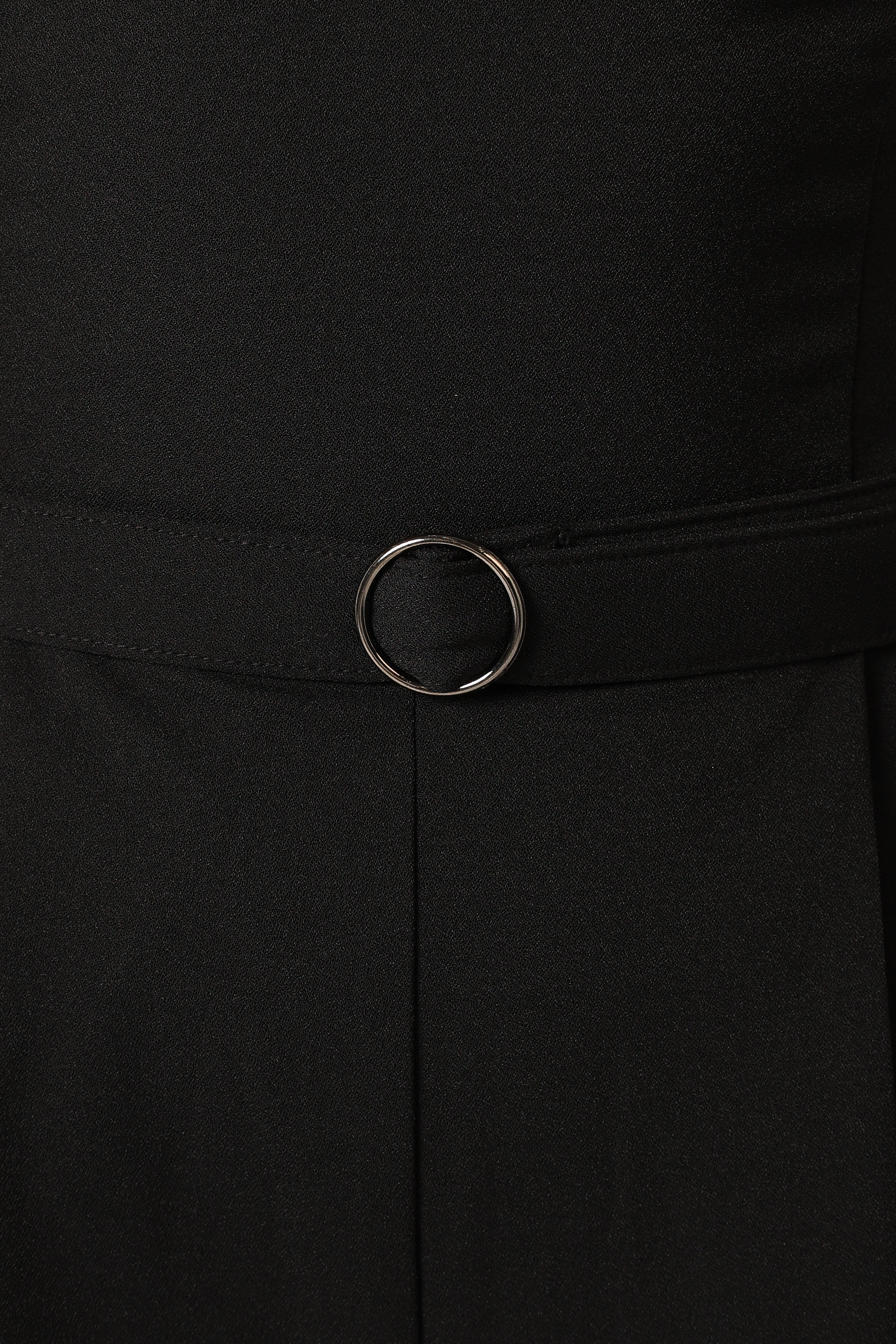 Hansen Strapless Jumpsuit - Black-Sunny Prom