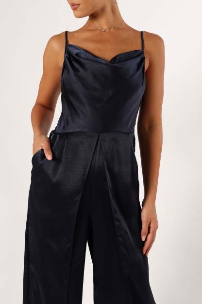 Henry Jumpsuit - Navy-Sunny Prom