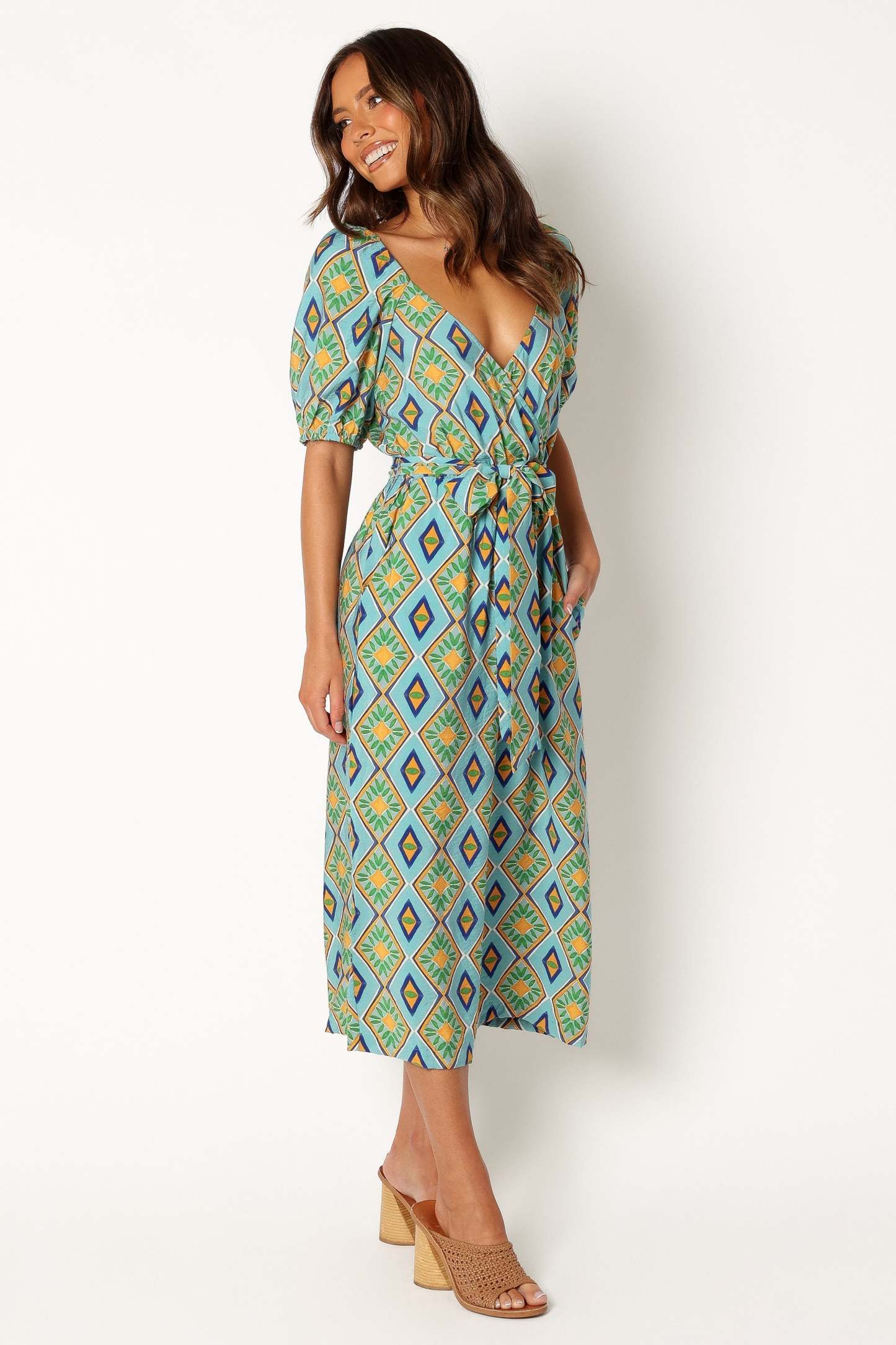 Hermione Wide Leg Jumpsuit - Blue-Sunny Prom