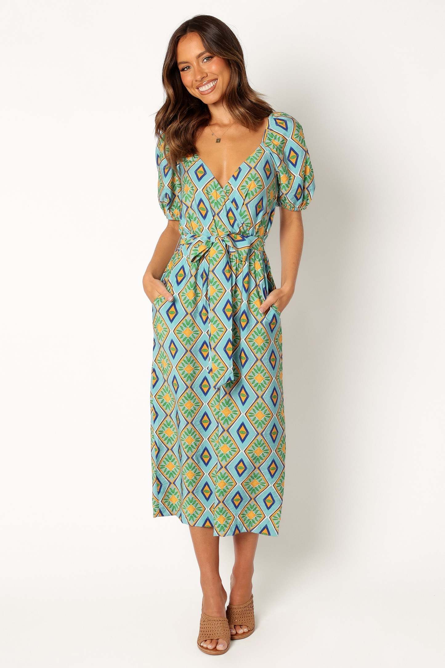 Hermione Wide Leg Jumpsuit - Blue-Sunny Prom