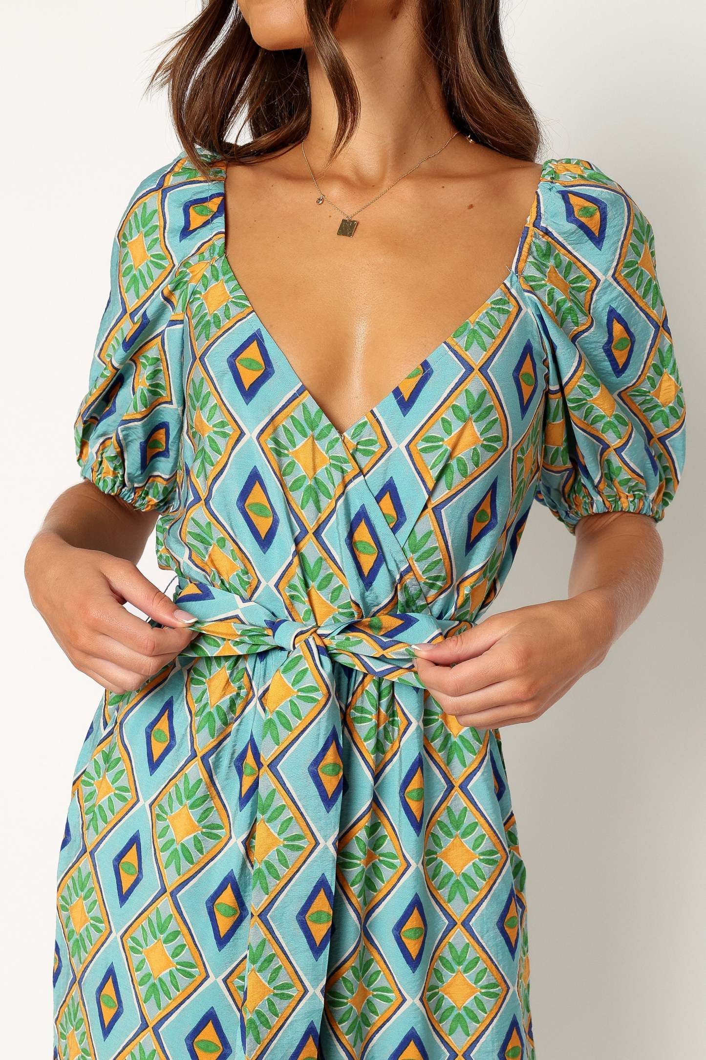 Hermione Wide Leg Jumpsuit - Blue-Sunny Prom