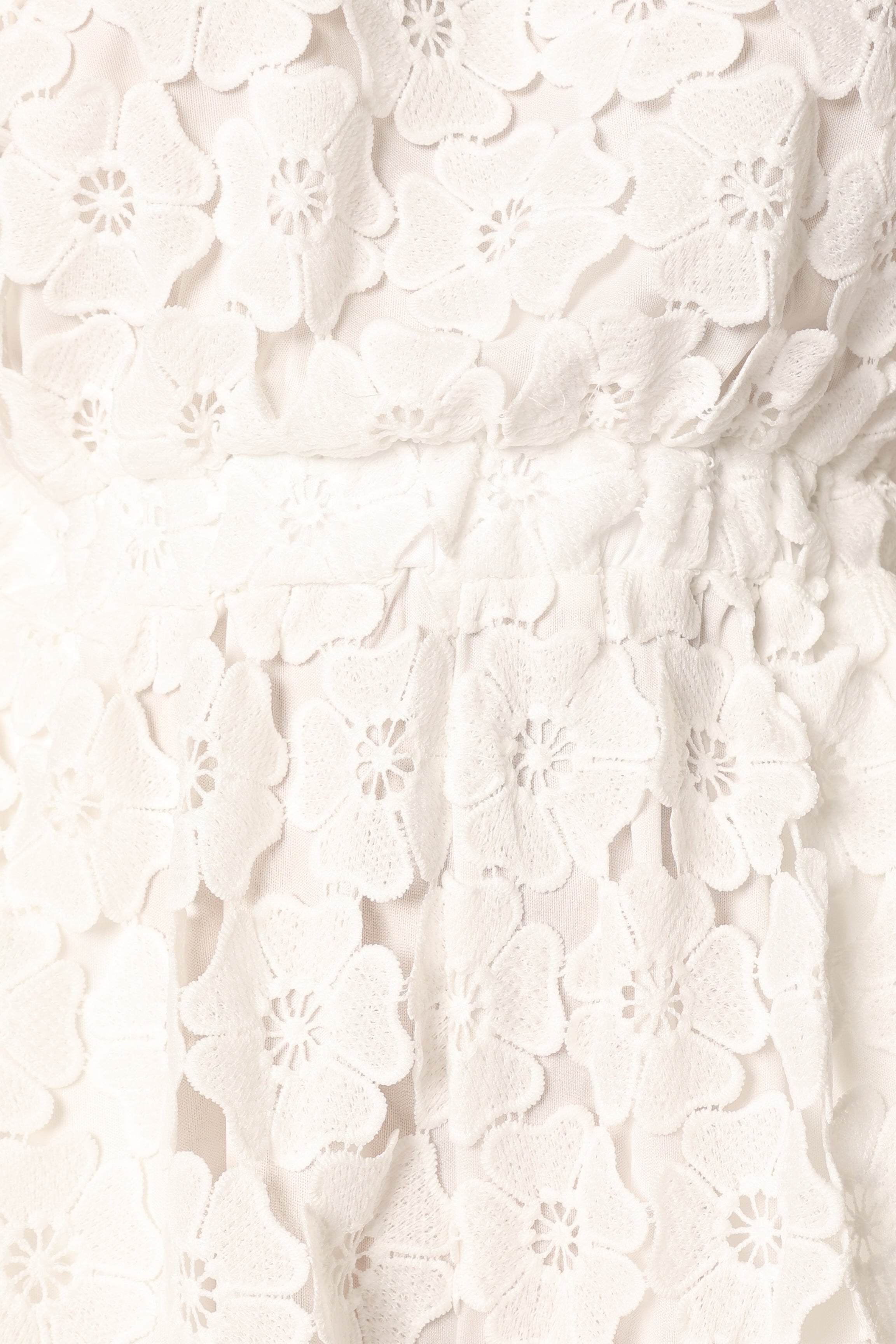 Lilly Romper - White-Sunny Prom