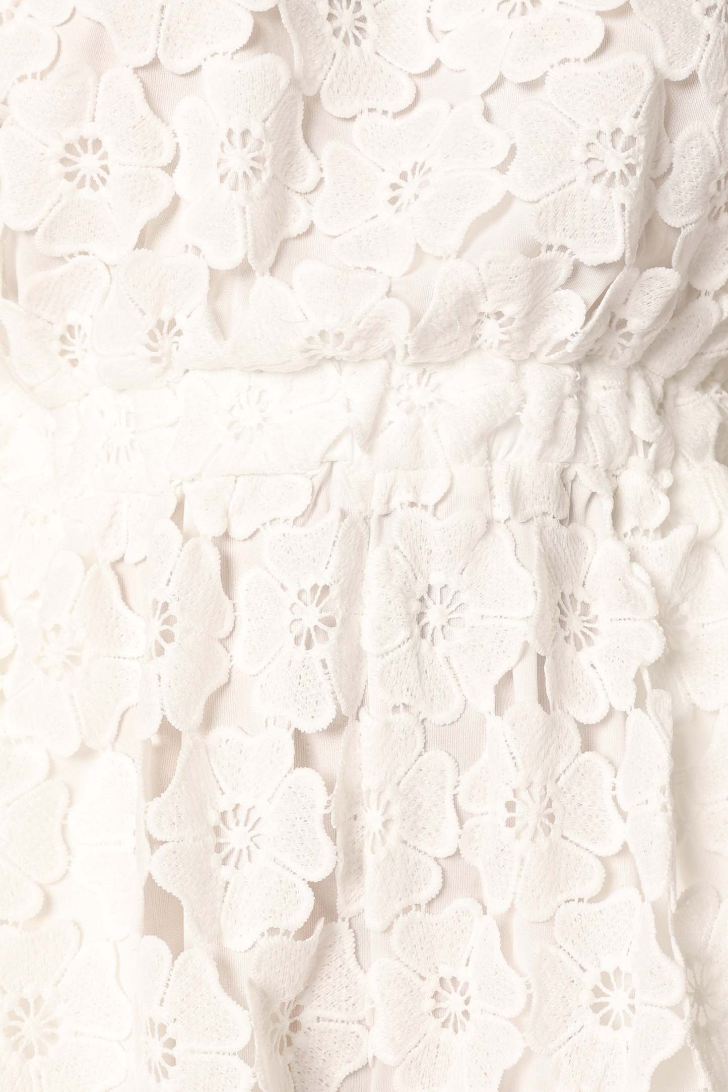 Lilly Romper - White-Sunny Prom