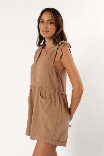 Lindy Romper - Mocha-Sunny Prom