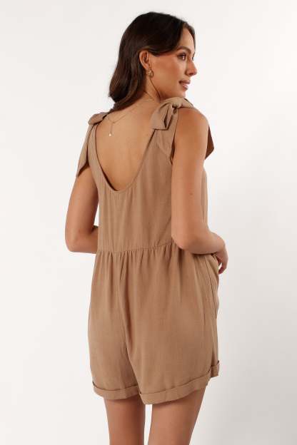 Lindy Romper - Mocha-Sunny Prom