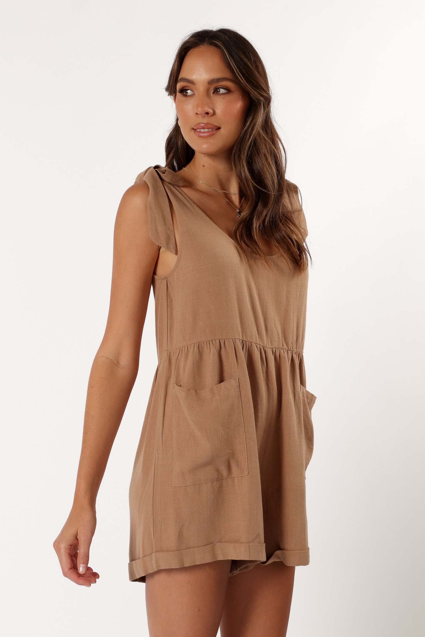 Lindy Romper - Mocha-Sunny Prom