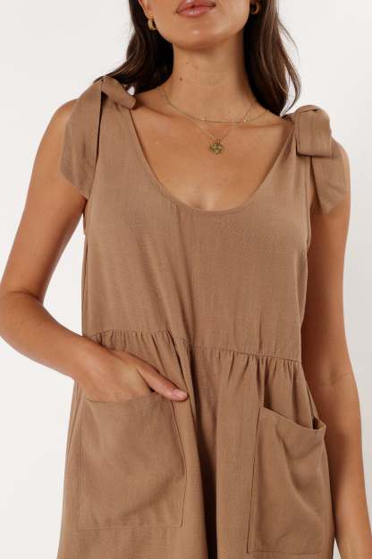 Lindy Romper - Mocha-Sunny Prom
