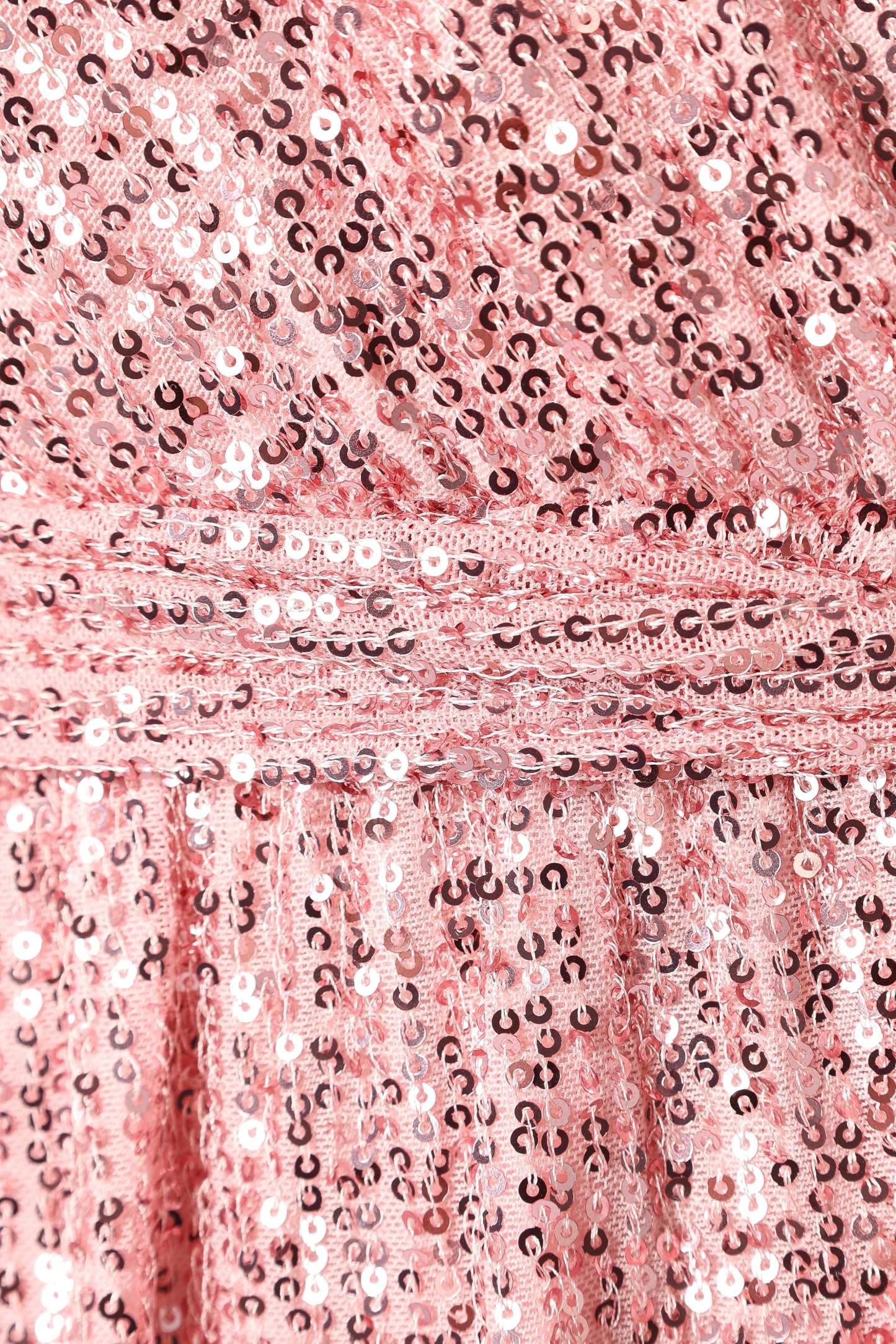 Monica Sequin Romper - Pink-Sunny Prom
