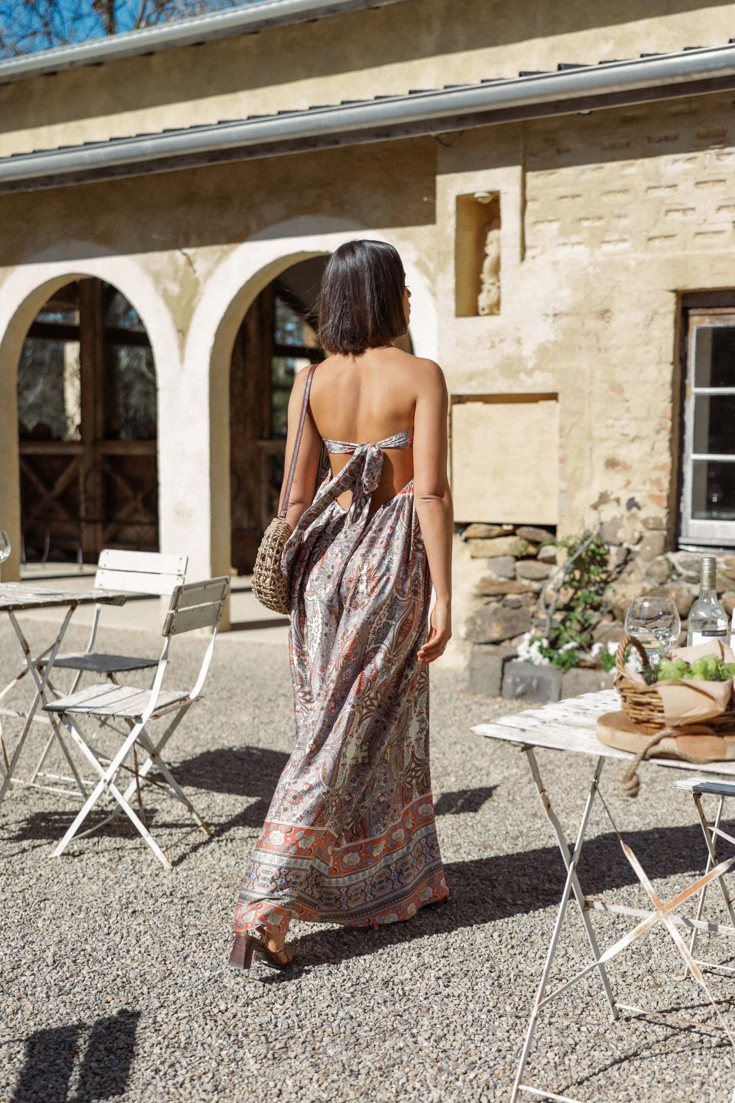 Sarah Strapless Jumpsuit - Multi-Sunny Prom