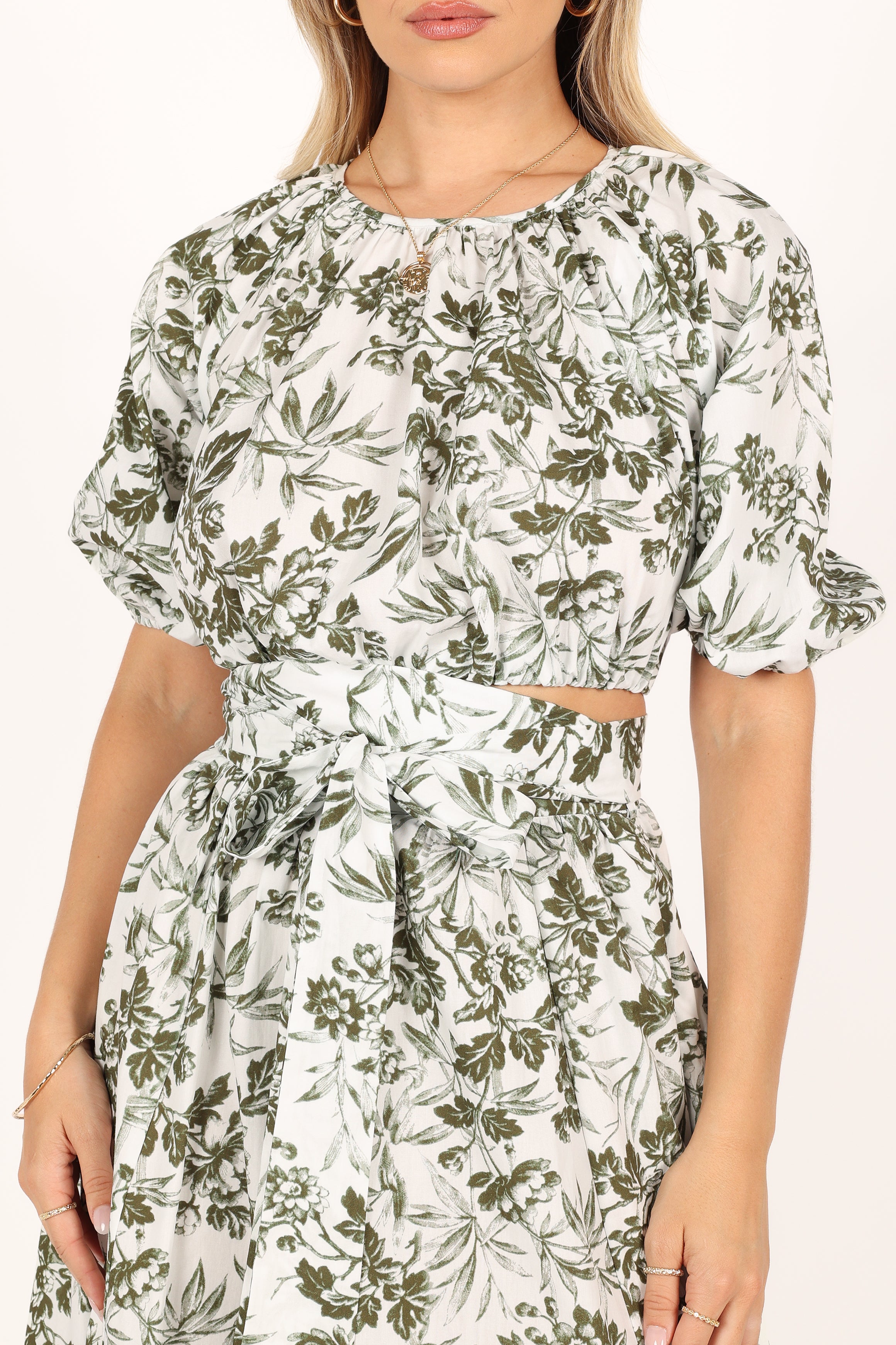 Delilah Set - Green Floral-Sunny Prom