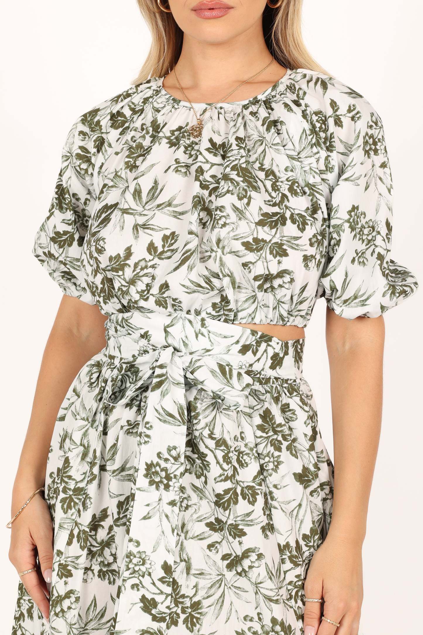 Delilah Set - Green Floral-Sunny Prom