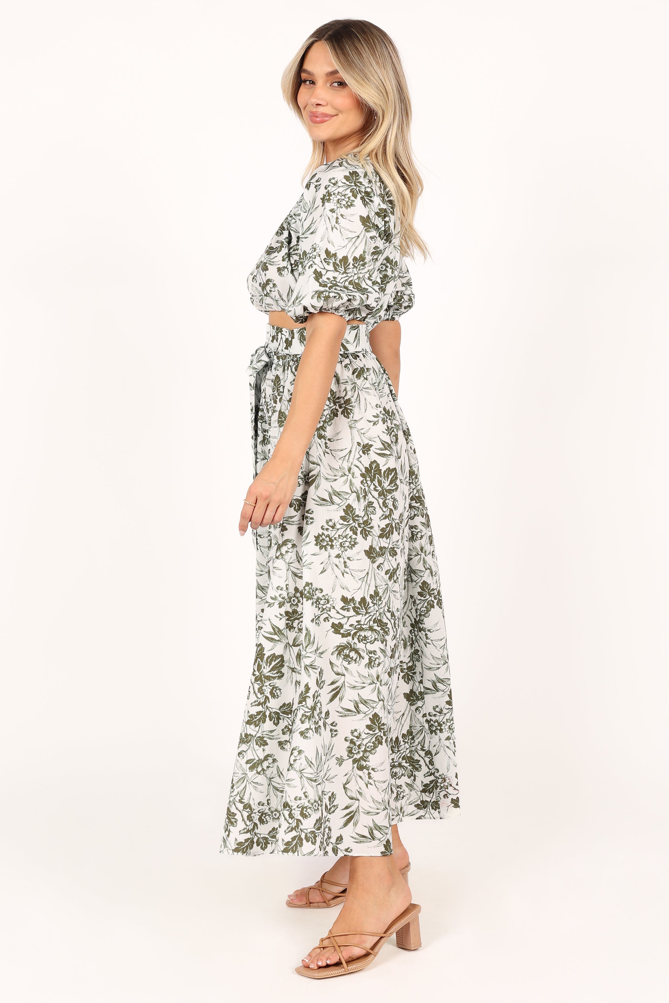 Delilah Set - Green Floral-Sunny Prom