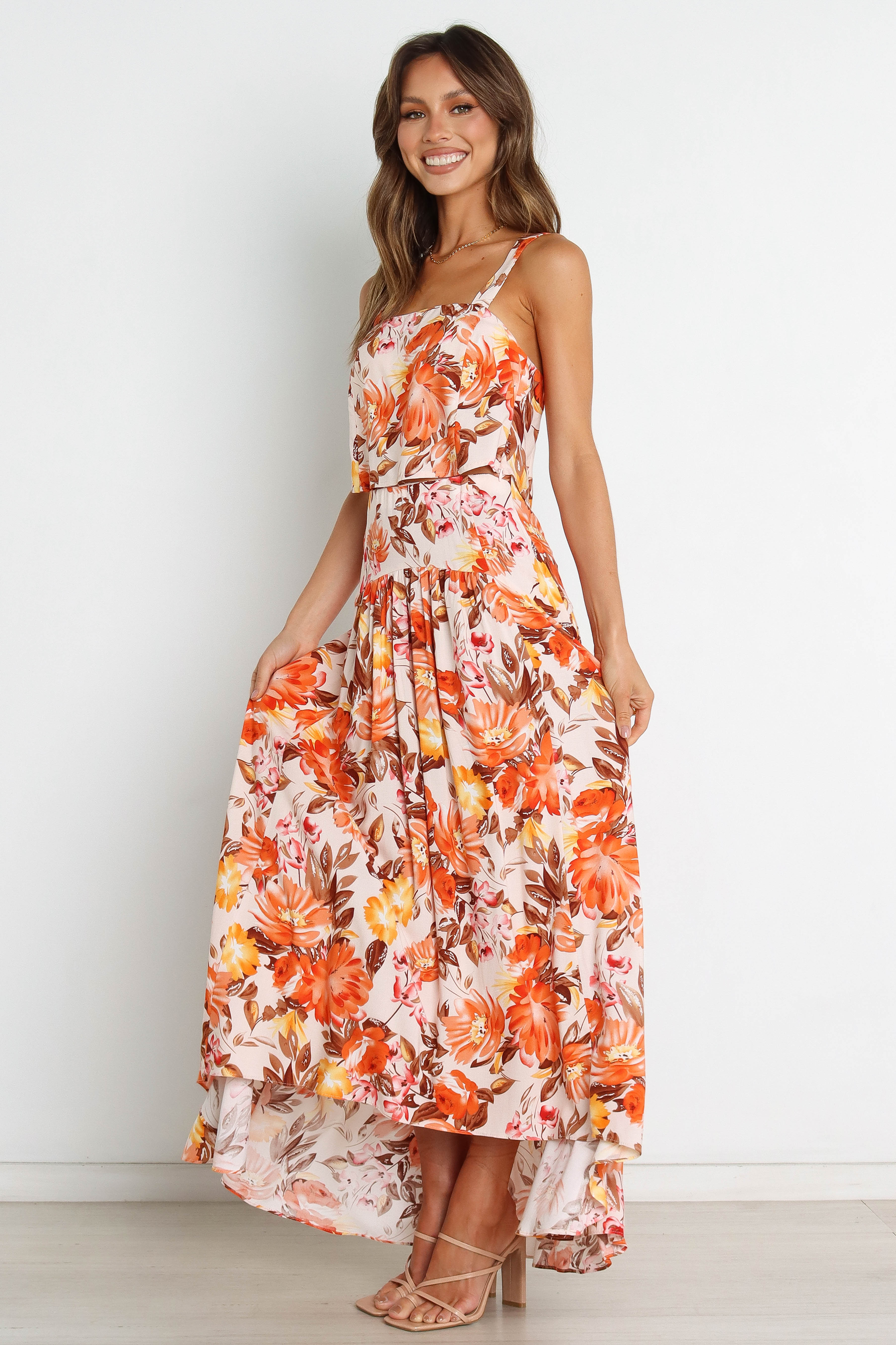 Elena Set - Pink Floral-Sunny Prom