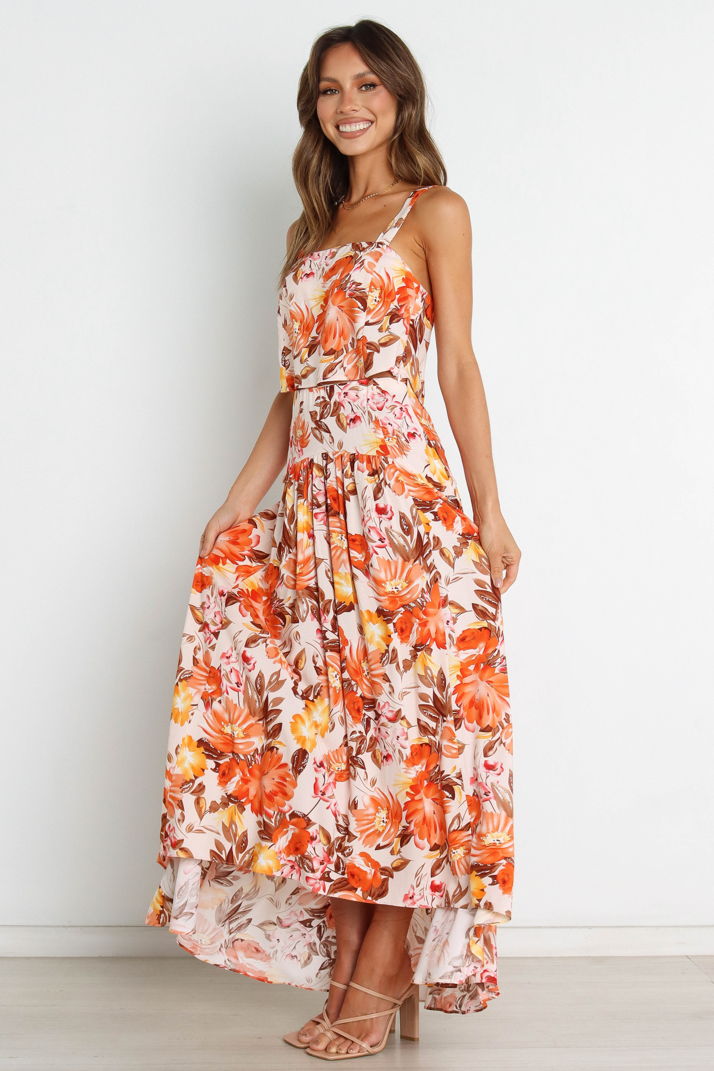 Elena Set - Pink Floral-Sunny Prom