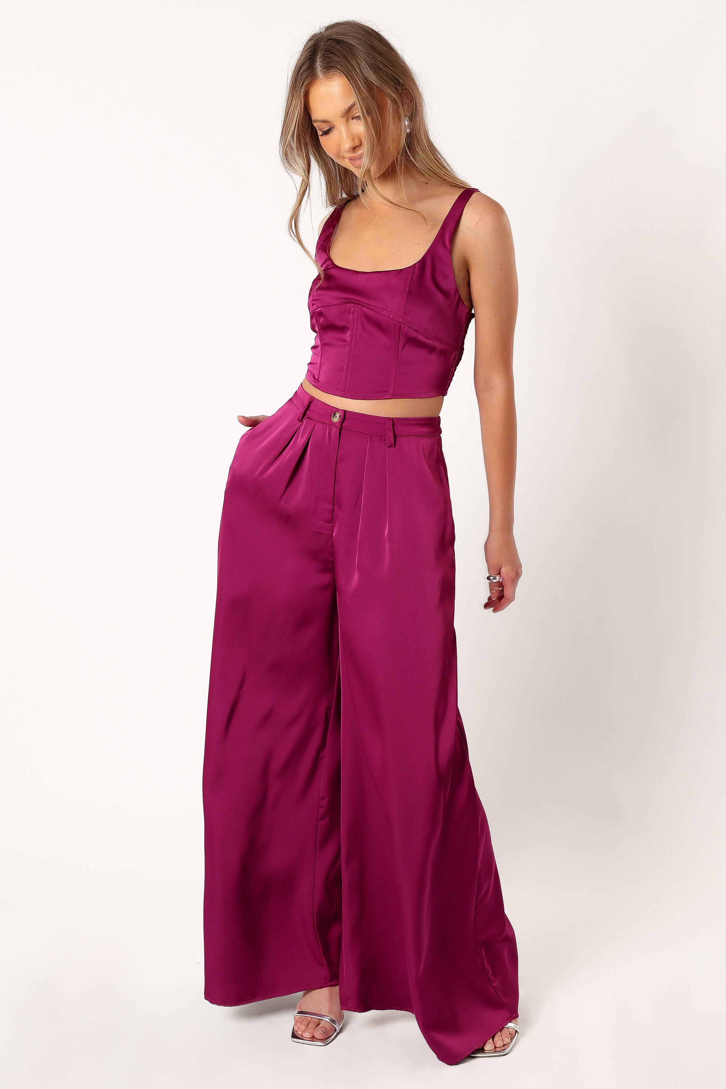 Felix Two Piece Set - Magenta-Sunny Prom