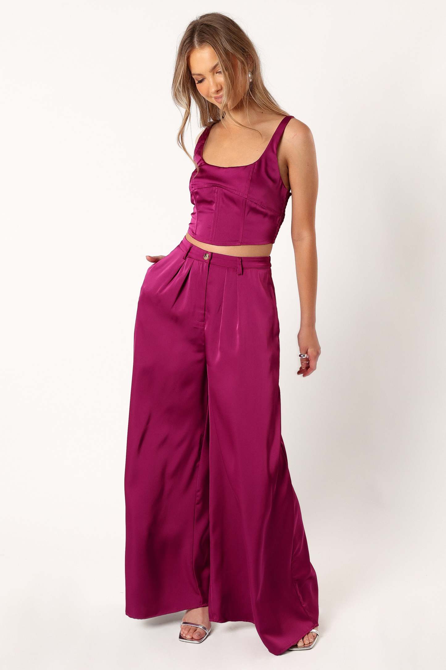 Felix Two Piece Set - Magenta-Sunny Prom