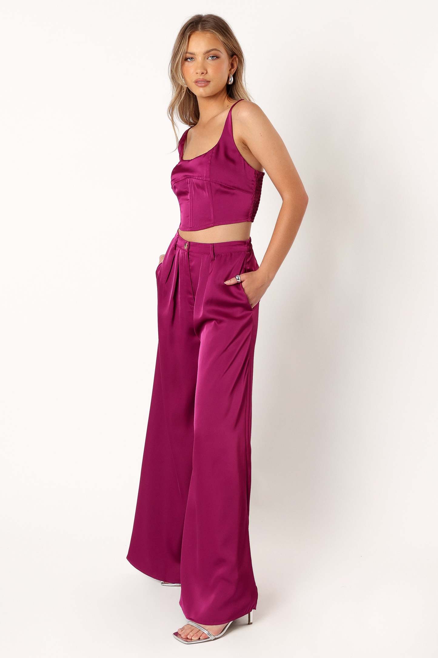 Felix Two Piece Set - Magenta-Sunny Prom