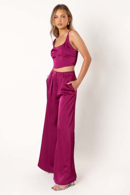 Felix Two Piece Set - Magenta-Sunny Prom