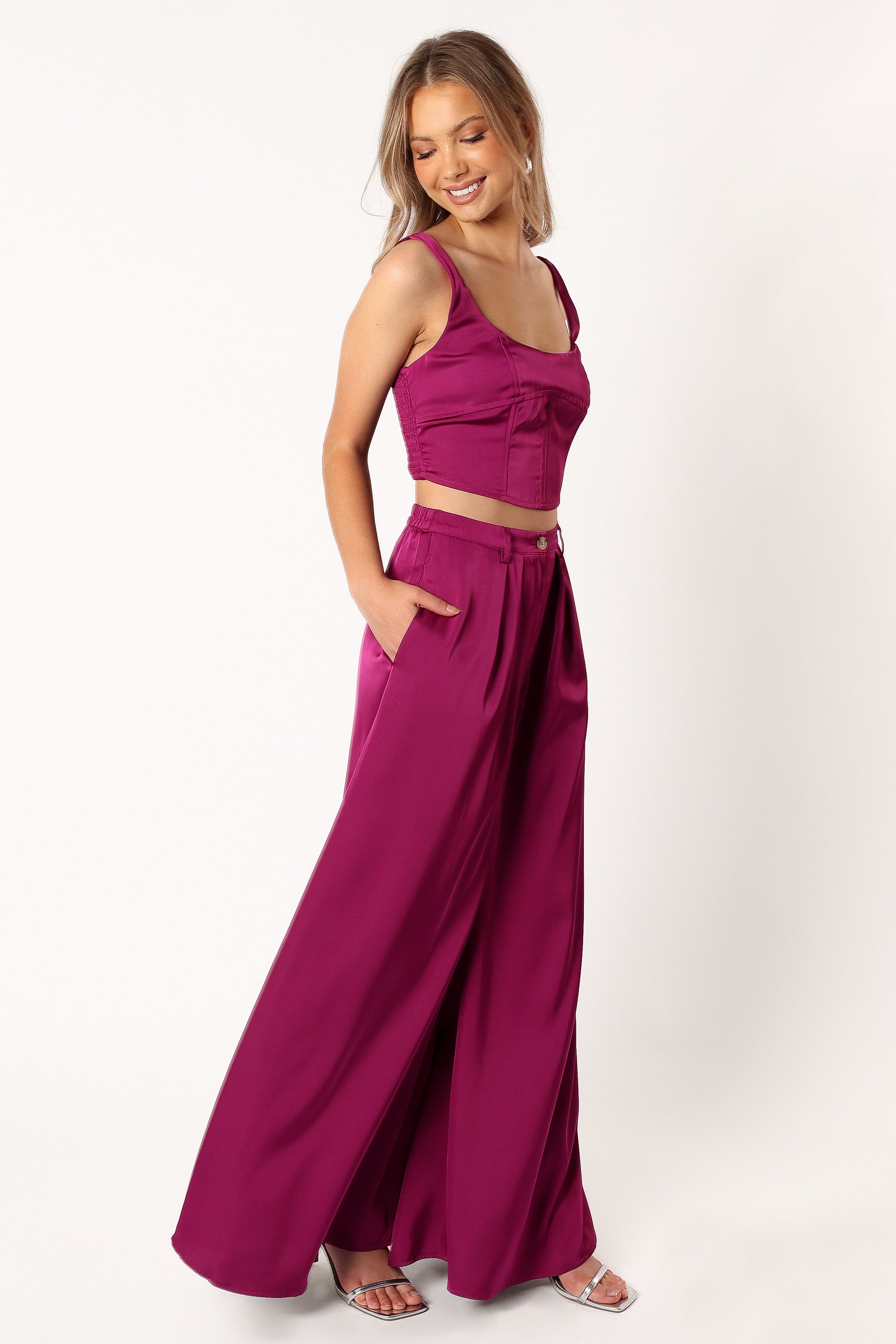 Felix Two Piece Set - Magenta-Sunny Prom
