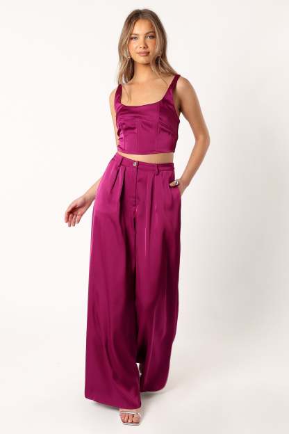 Felix Two Piece Set - Magenta-Sunny Prom