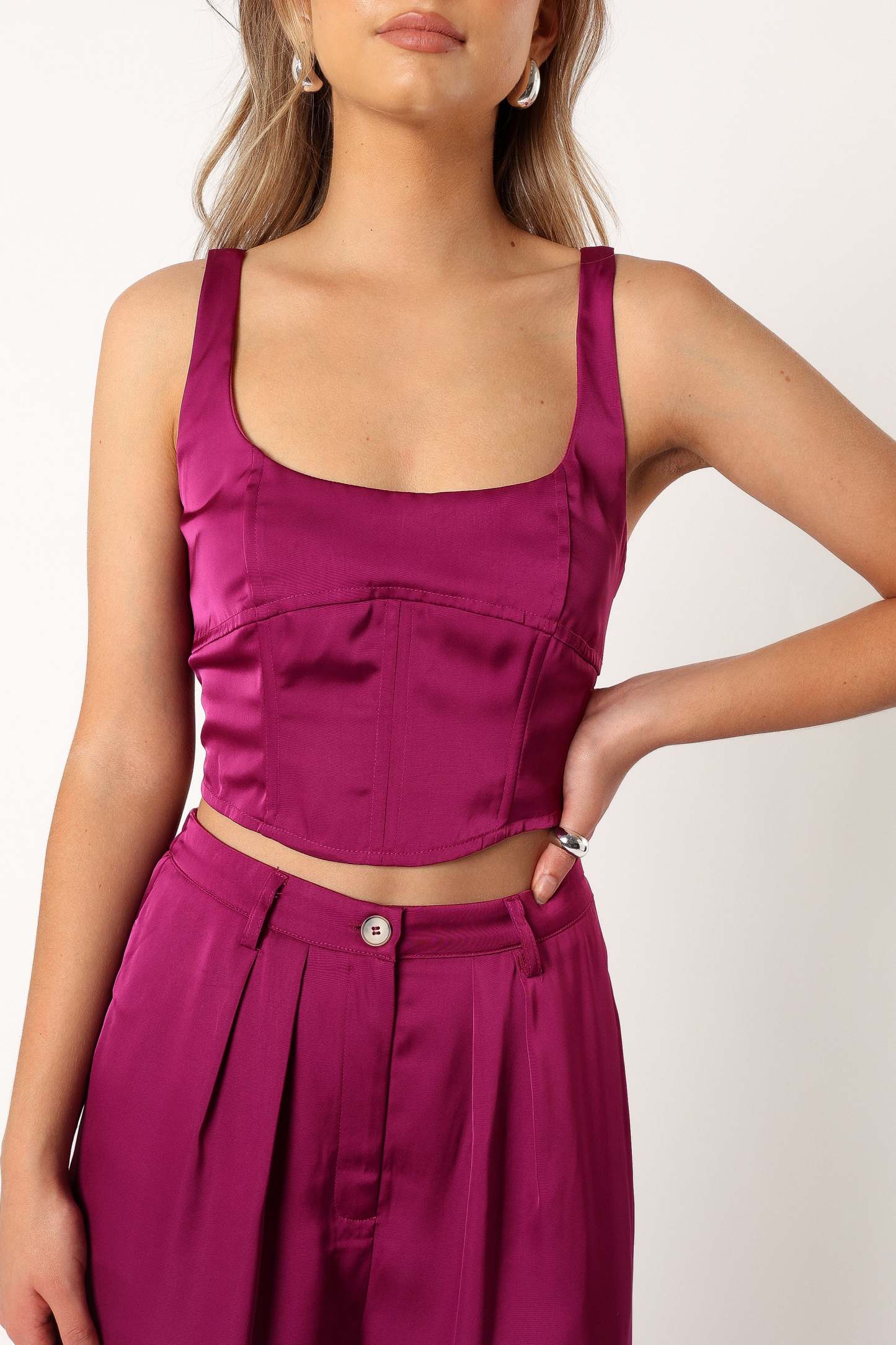 Felix Two Piece Set - Magenta-Sunny Prom
