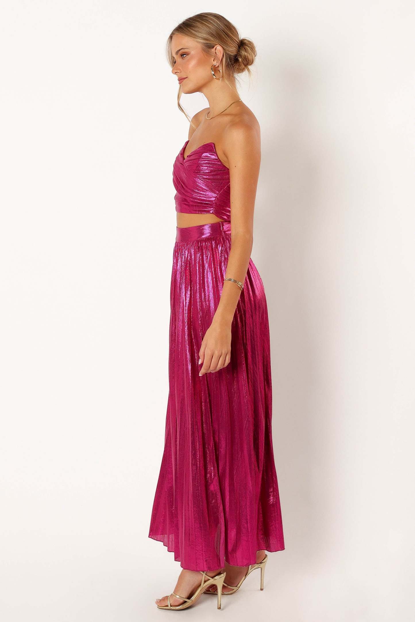 Hana Two Piece Set - Fuchsia-Sunny Prom