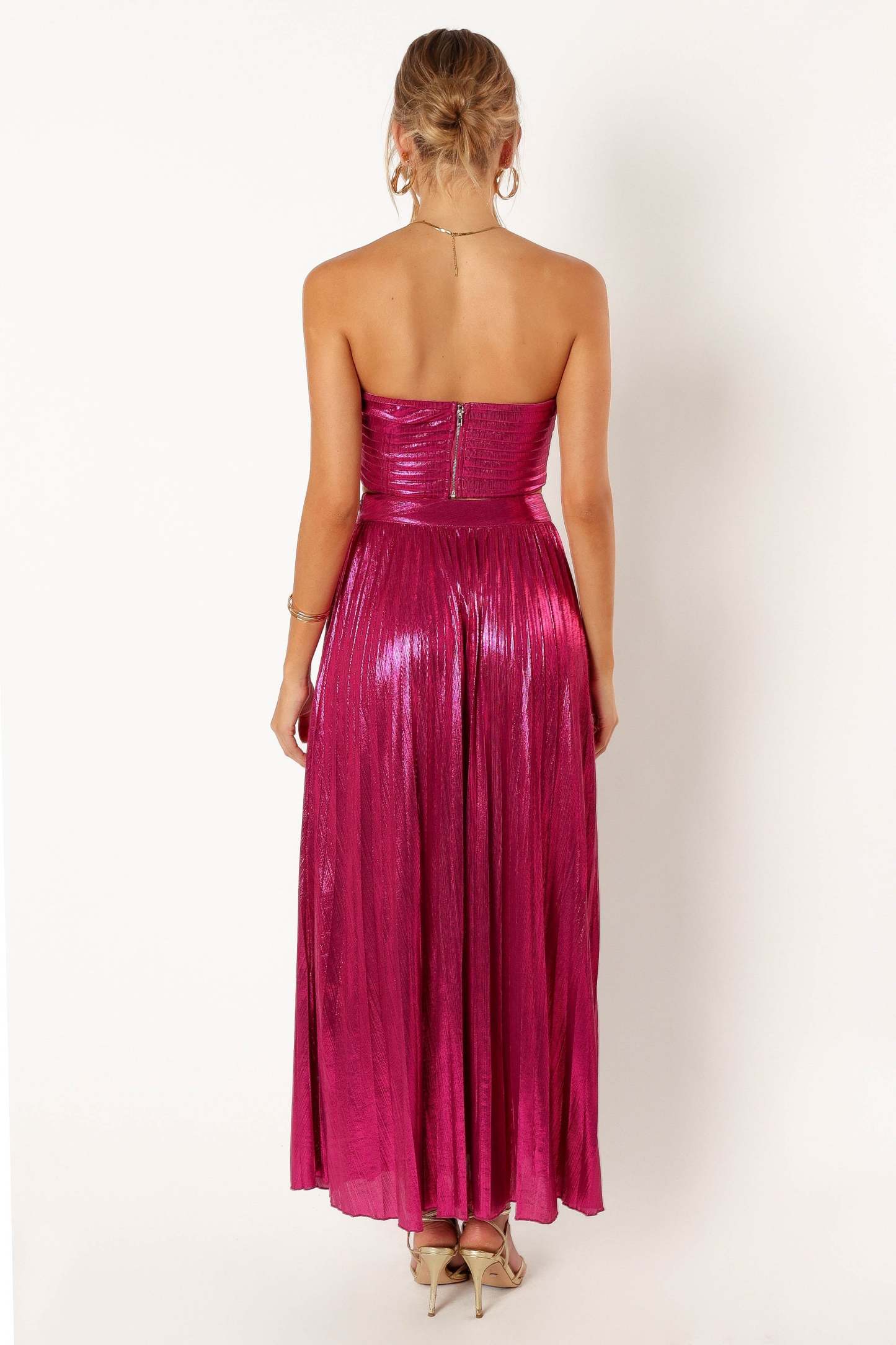 Hana Two Piece Set - Fuchsia-Sunny Prom
