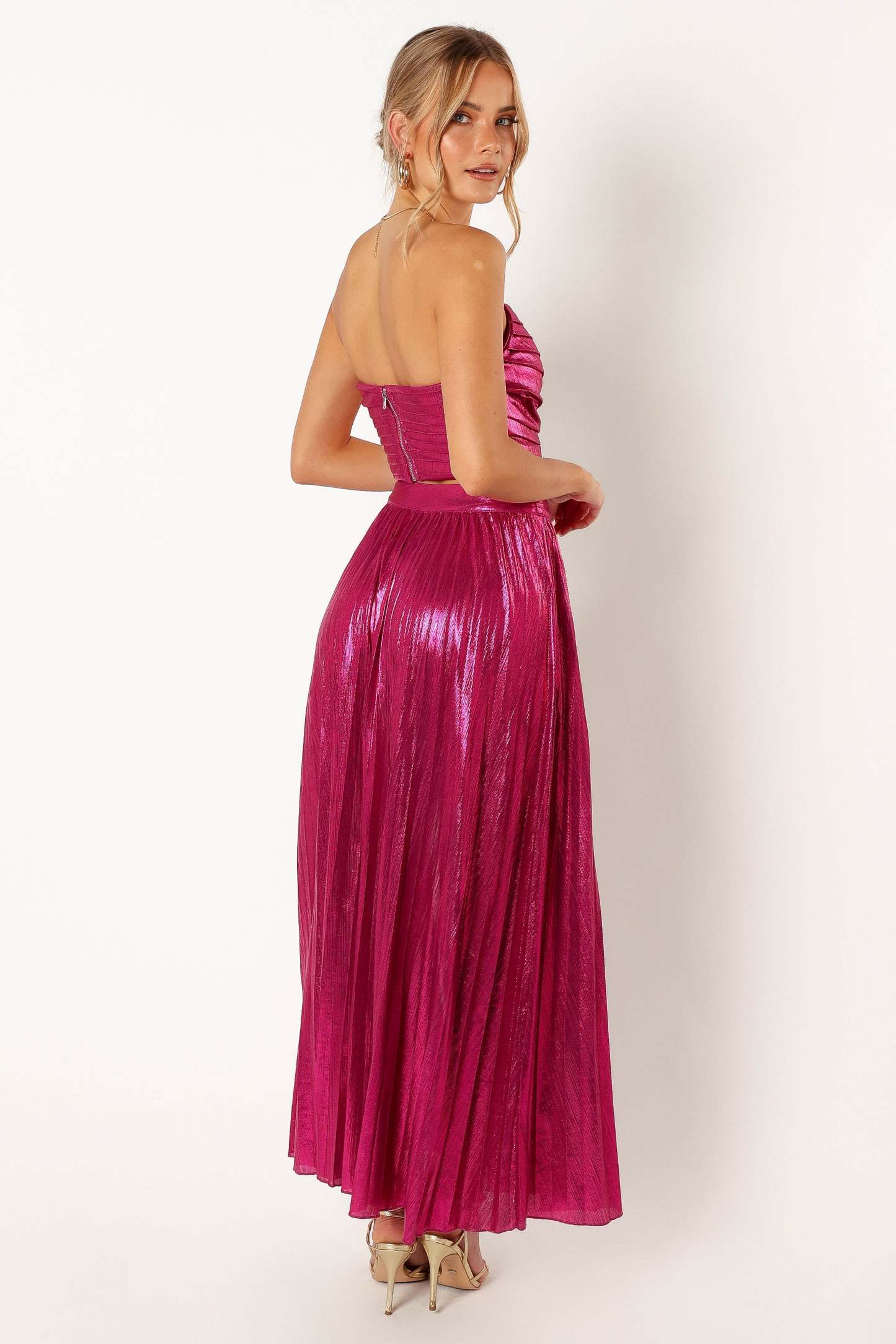 Hana Two Piece Set - Fuchsia-Sunny Prom
