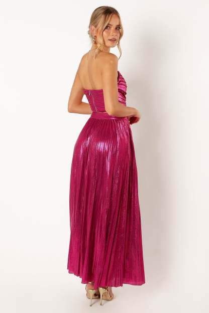 Hana Two Piece Set - Fuchsia-Sunny Prom