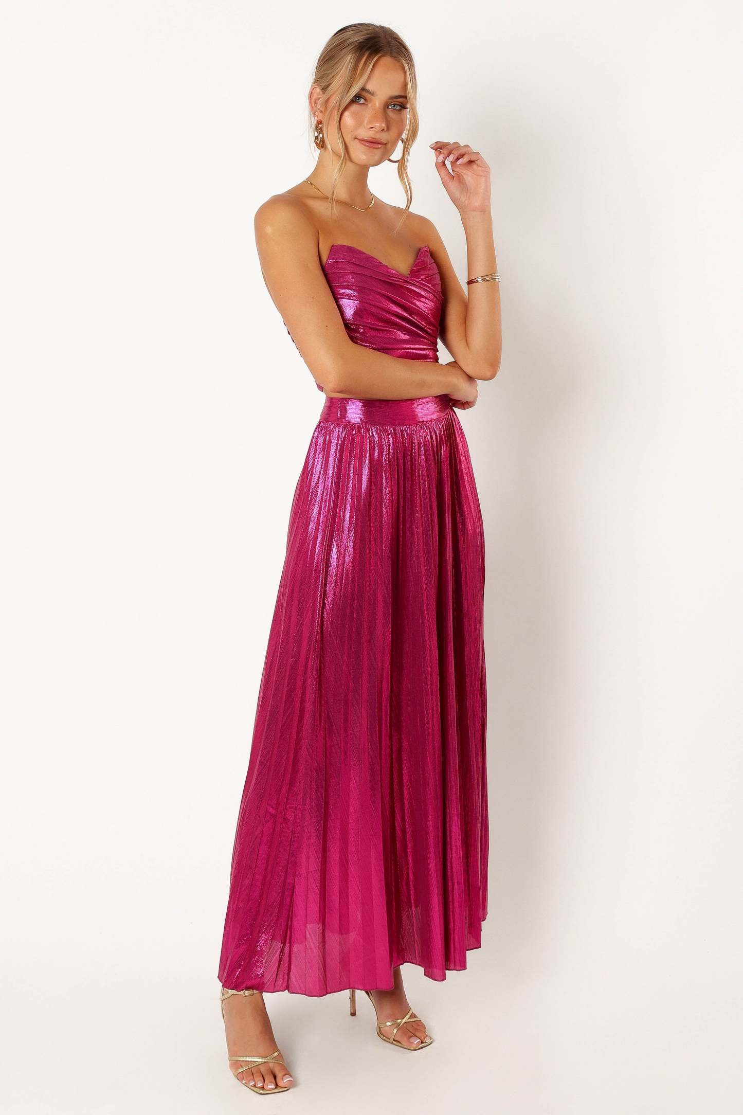 Hana Two Piece Set - Fuchsia-Sunny Prom