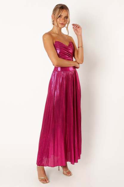 Hana Two Piece Set - Fuchsia-Sunny Prom