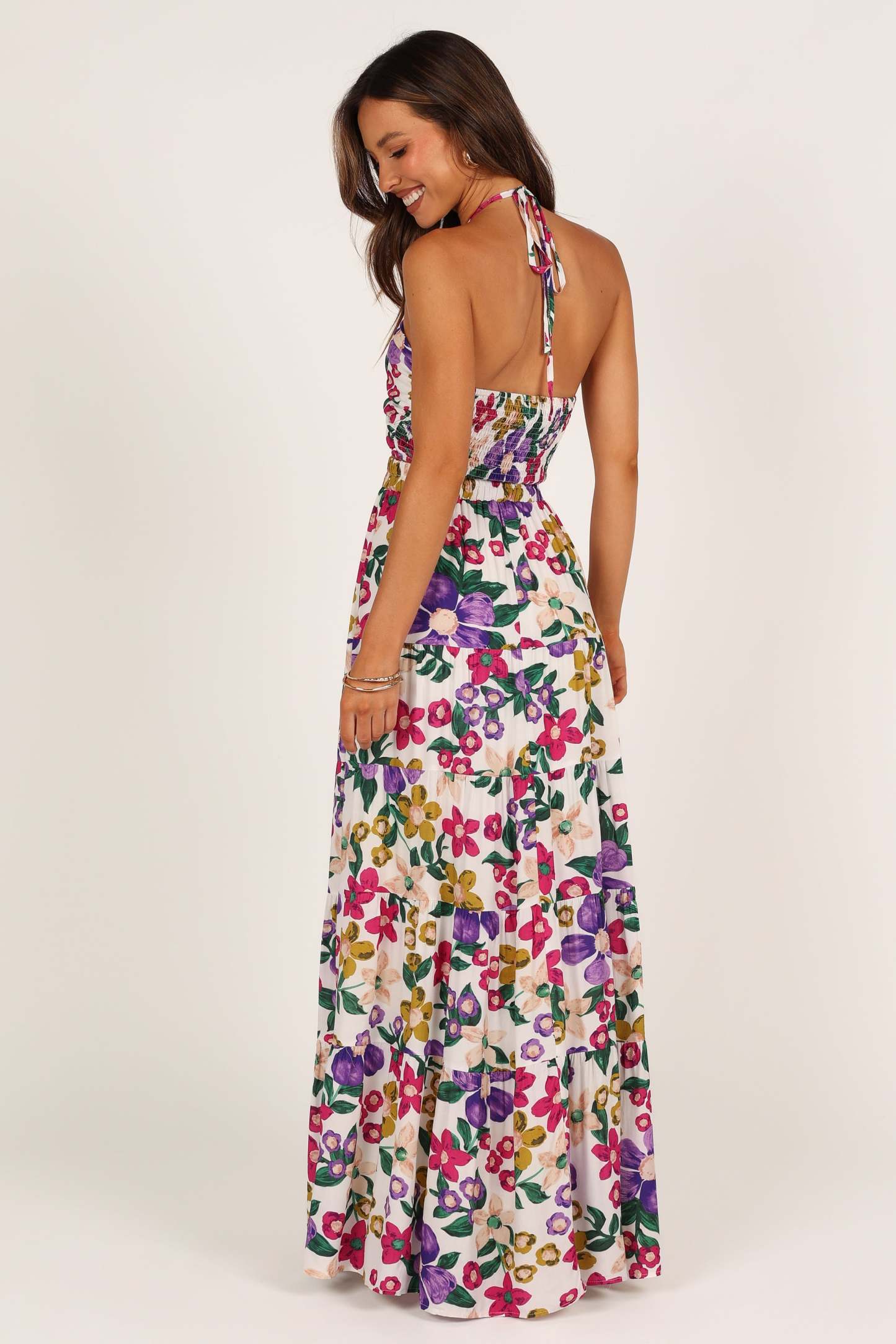 Kari Halter Top Set - Floral-Sunny Prom