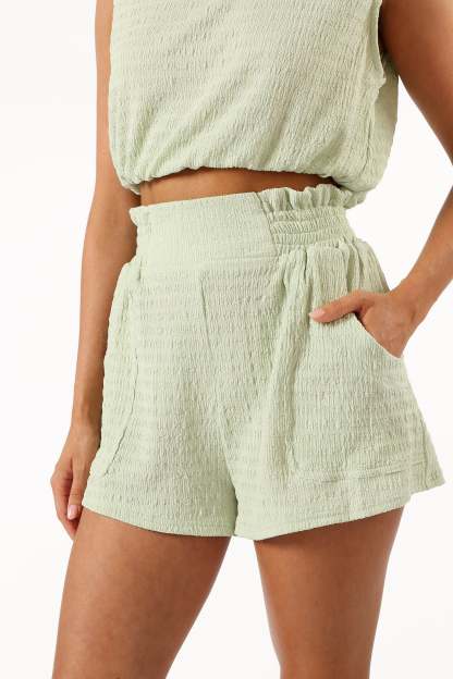 Kylie Short Set - Mint Green-Sunny Prom