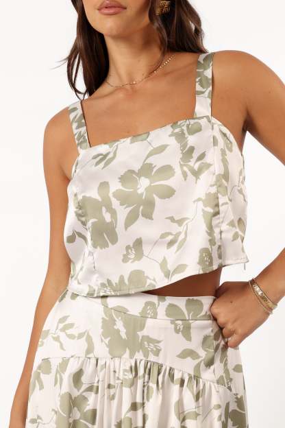 Lulu Set - Sage Floral-Sunny Prom